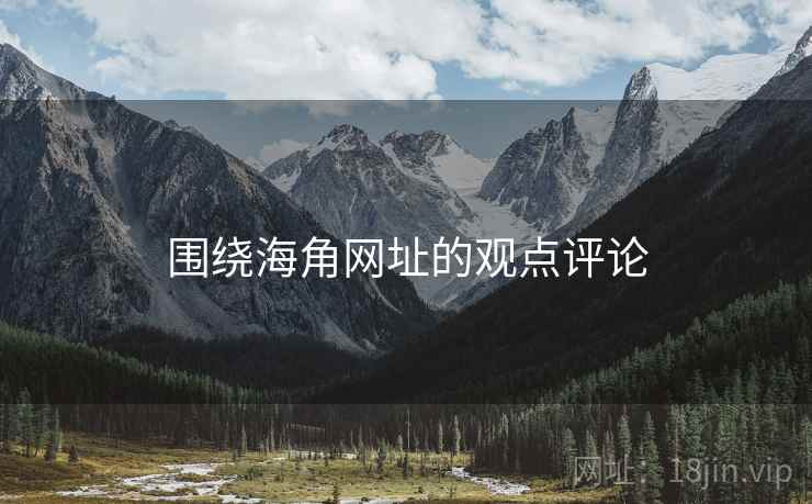 围绕海角网址的观点评论