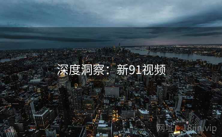 深度洞察：新91视频