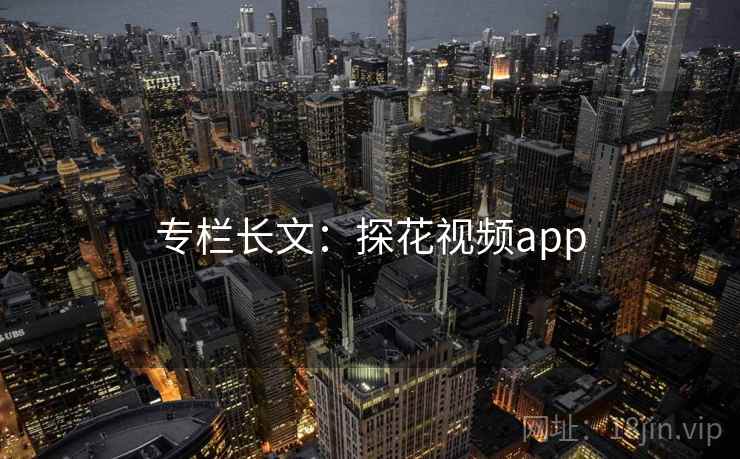专栏长文：探花视频app