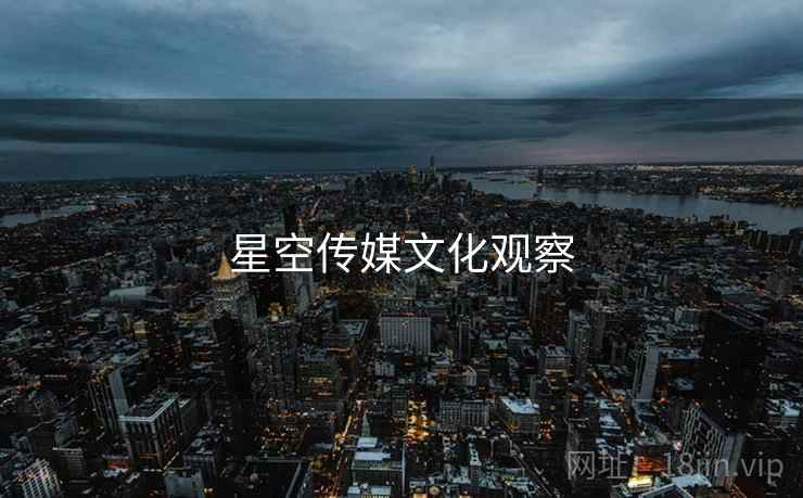 星空传媒文化观察 星空传媒文化观察
