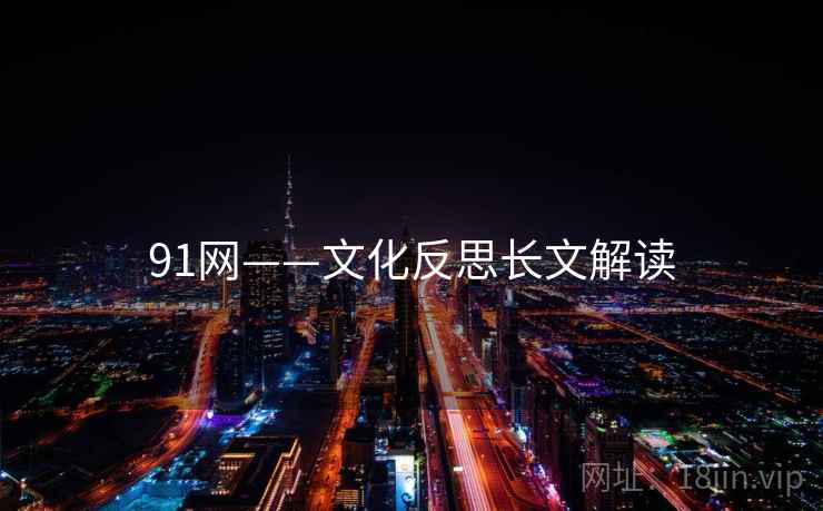 91网——文化反思长文解读