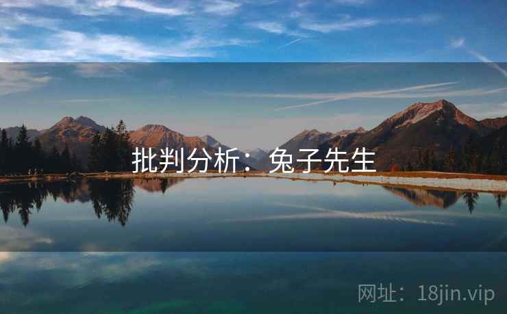 批判分析：兔子先生