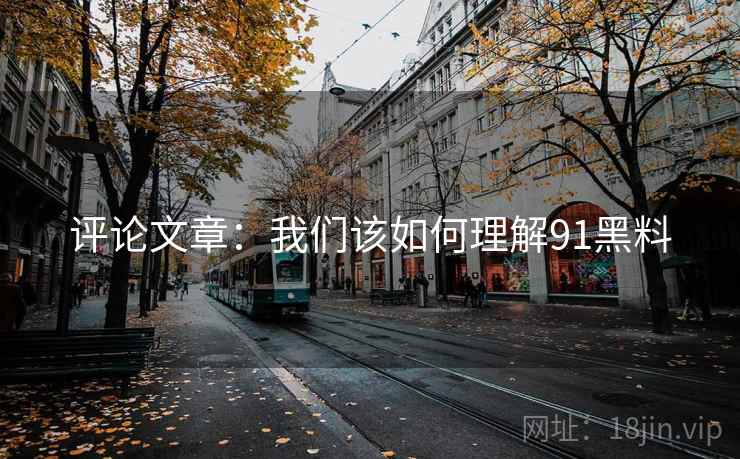 评论文章：我们该如何理解91黑料
