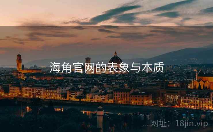 海角官网的表象与本质