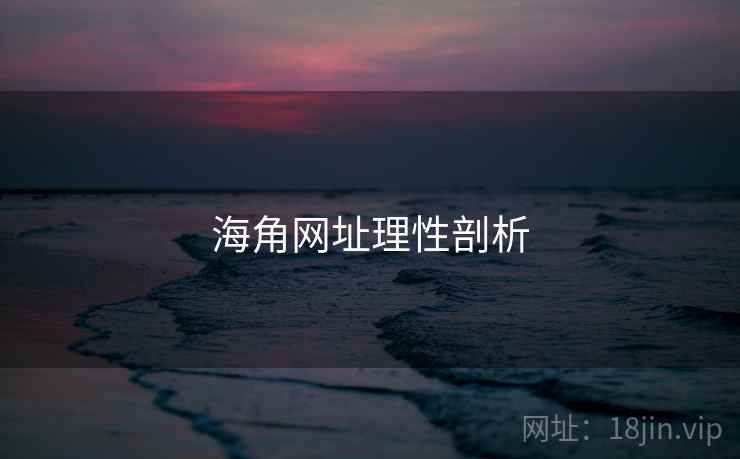 海角网址理性剖析